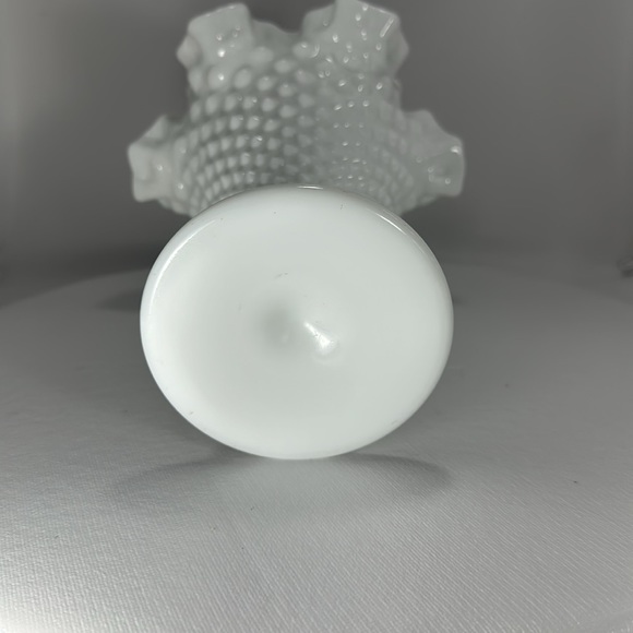 Vintage Milk Glass Hobnail Vase - Picture 10 of 17